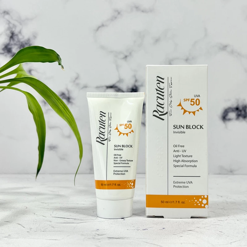 ضدآفتاب بی‌رنگ راکوتن مناسب پوست چرب و مختلط حجم ۵۰ میلی‌لیتر (محافظ UVA و فاقد چربی)