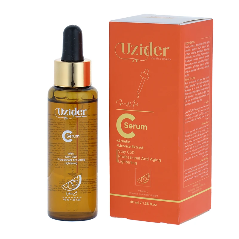 سرم ویتامین سی یوزیدر (روشن‌کننده و ضد لک) مناسب انواع پوست