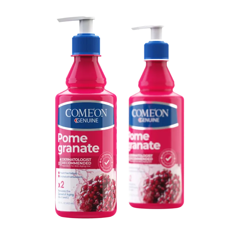 کرم مرطوب‌کننده پمپی انار کامان مخصوص انواع پوست حجم ۴۰۰ میلی‌لیتر