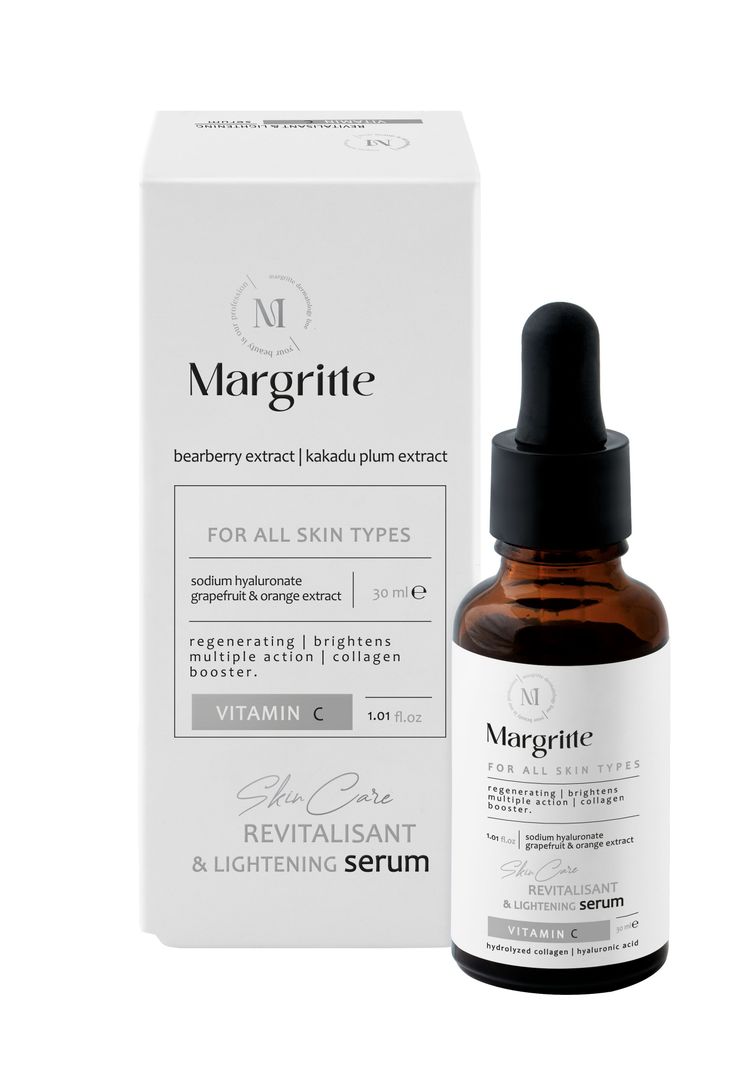 سرم ویتامین C مارگریت ۳۰ میل | روشن‌کننده و ضدلک پوست
