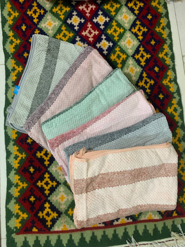 حوله استخری راهراه پنبهای نرمگیاه