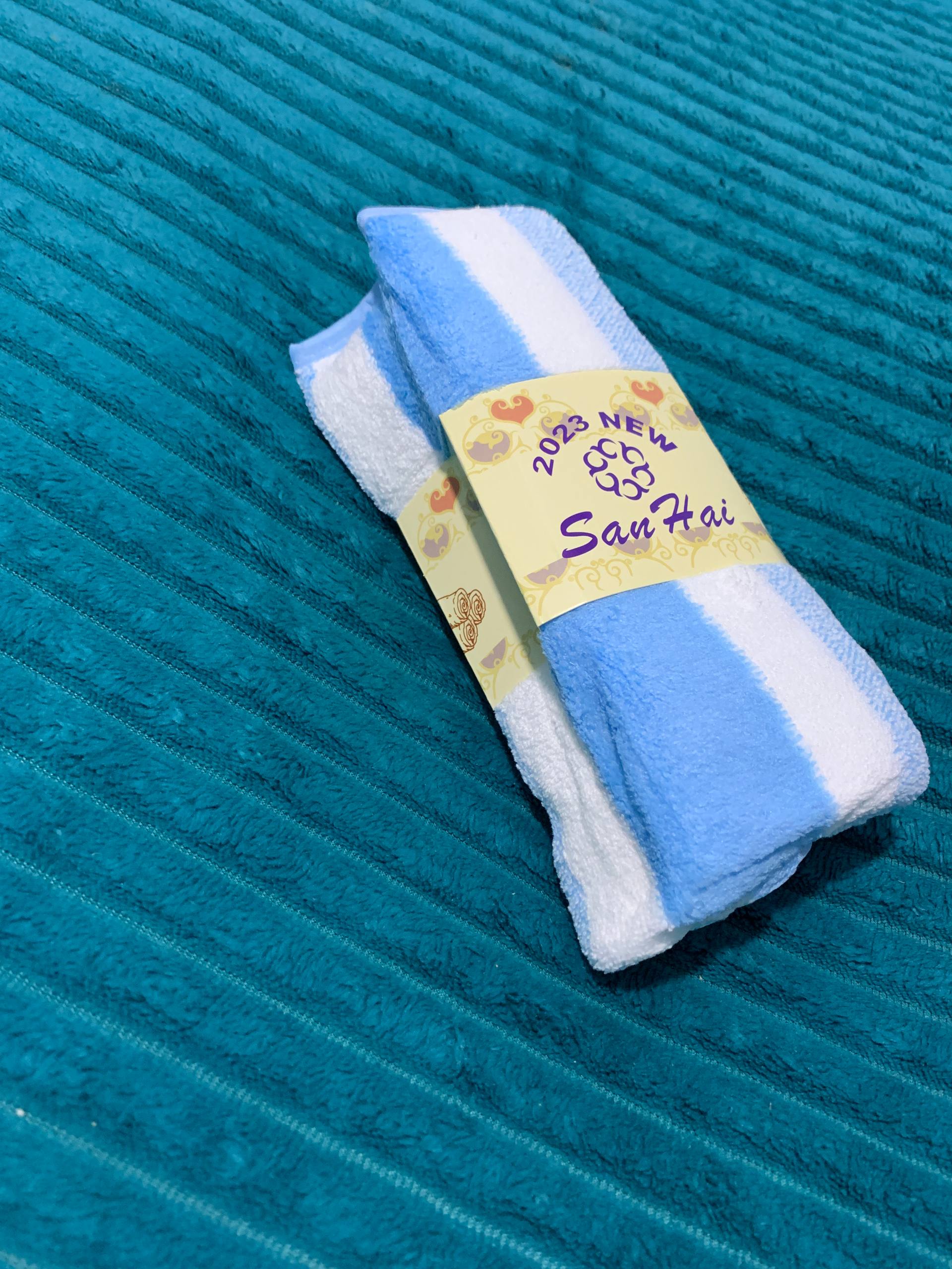 حوله دست و صورت راه‌راه نرم و لطیف | مناسب استفاده روزانه