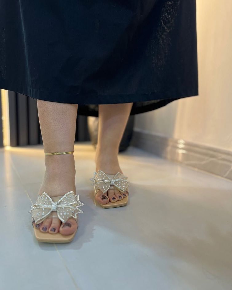 صندل زنانه طلقی پاپیونی