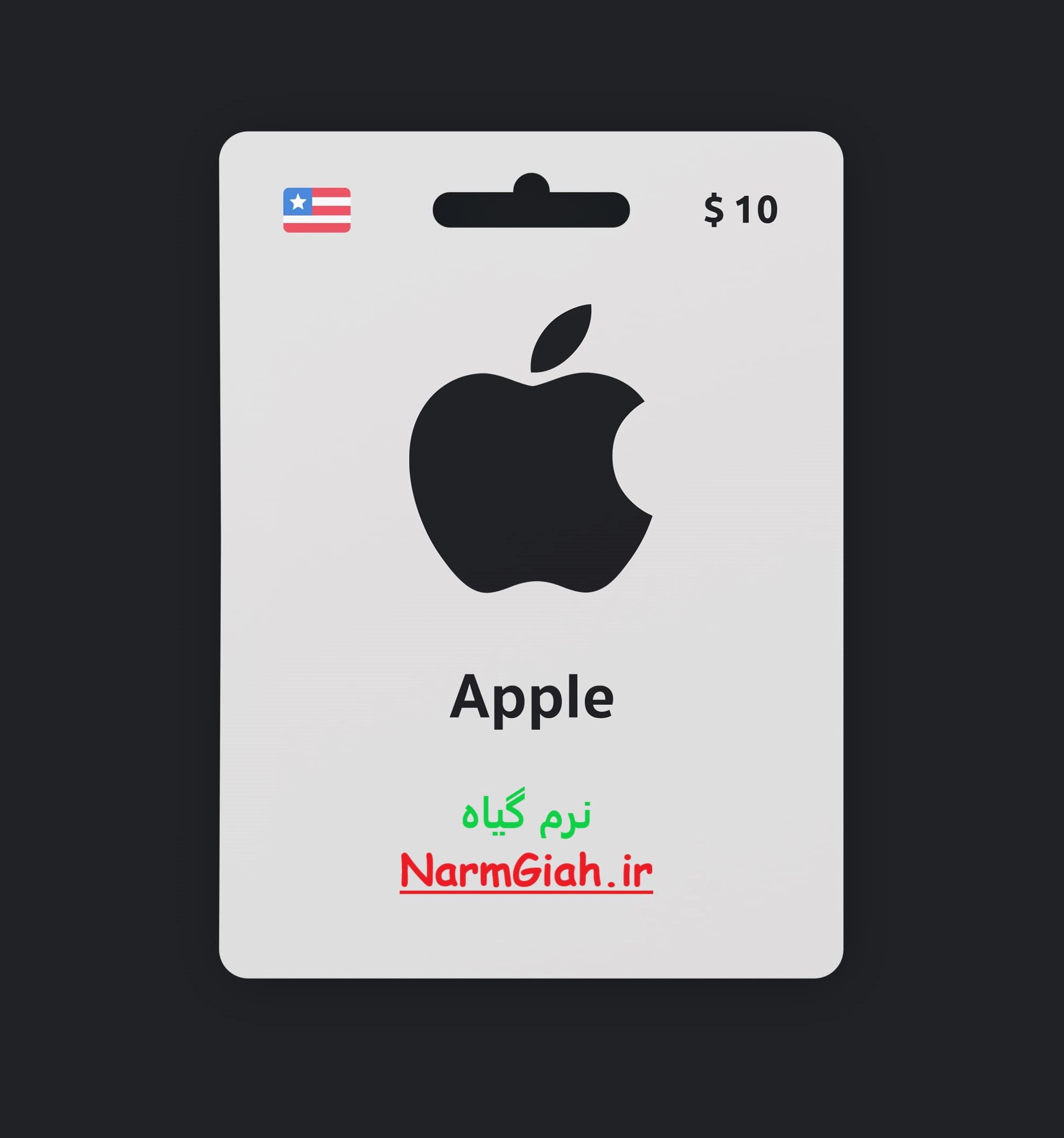 گیفت کارت اپل 10 دلاری آمریکا – شارژ اپل آیدی و خرید اپ استور