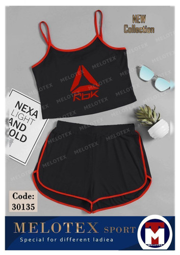 ست لباس راحتی و اسپرت زنانه Melotex کد 30135 (دو تیکه)