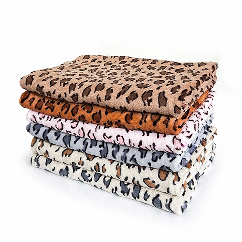 حوله حمام طرح پلنگی | نرم و لطیف با جذب آب بالا