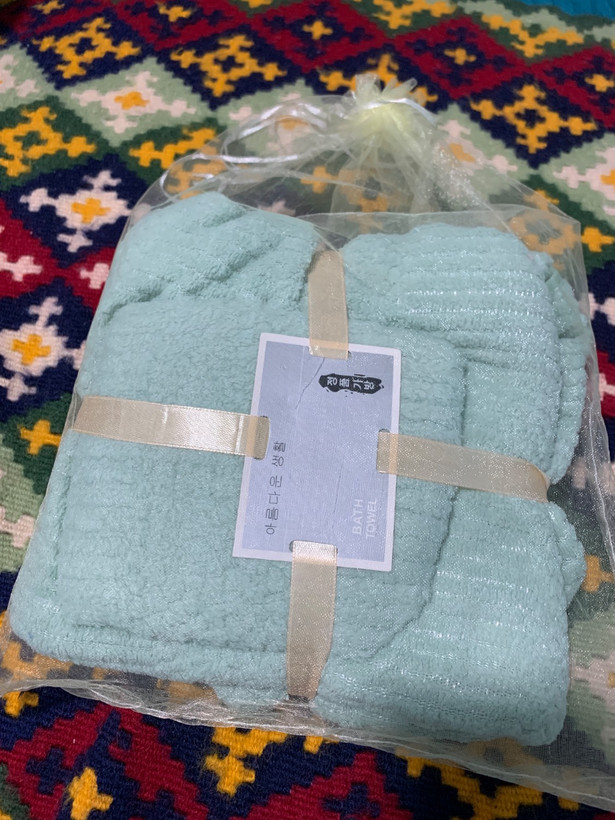 حوله ست سوزنی ساده (حوله حمام و صورت)