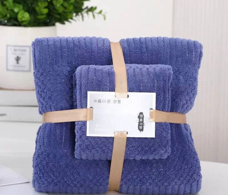 حوله ست سوزنی ساده (حوله حمام و صورت)