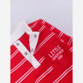 بلوز شلوار پسرانه طرح دار نخی یلدایی مناسب 3 ماه تا 3 سال