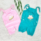 رامپر طرح گربه فضانورد بچگانه جنس پنبه سوپر در شش رنگ جذاب