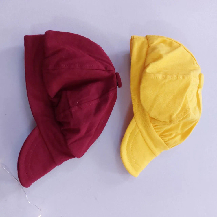 رامپر نوزادی طرح زرافه با کلاه - جنس پنبه صد در صد - مناسب 3 تا 12 ماه