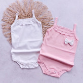 بادی رکابی نوزادی پسرانه و دخترانه پنبه اعلا | سایز 6 ماه تا 3 سال