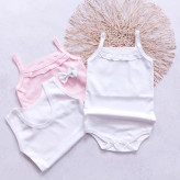 بادی رکابی نوزادی پسرانه و دخترانه پنبه اعلا | سایز 6 ماه تا 3 سال