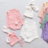 بادی و کلاه خرگوشی کبریتی نوزاد دختر و پسر | 3 تا 12 ماه