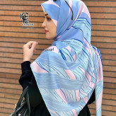 روسری نخی کاستوم طرح آوان سیتو قواره بزرگ 140 سانتیمتر زنانه شیک