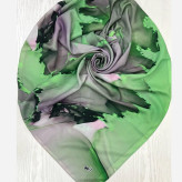 روسری نخی طرح هما سایز 140 چرخ دوز