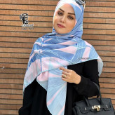 روسری نخی کاستوم طرح آوان سیتو قواره بزرگ 140 سانتیمتر زنانه شیک