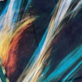 روسری طرح دریا نخ کاستوم سیتو قواره بزرگ 140 سانتیمتر چرخ دوز طرح خاص رنگی