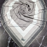 روسری نخی دورقاب طرحدار قواره بزرگ 140 سانتیمتر | روسری زنانه شیک و کاربردی