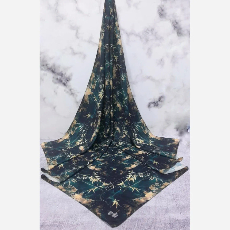 روسری طرح بامبو سه بعدی زنانه | شال و روسری خاص و شیک