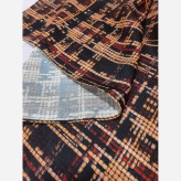 روسری مجلسی طرح سدنا قواره 140 نخ کاستوم دور چرخ دوز طرح ریز شیک و مجلسی