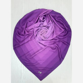 روسری طرح طیفی پله ای سایز 140 نخ کاستوم سی تو چرخ دوز