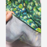 شال نخی طرح برگ کد 118 سایز 140