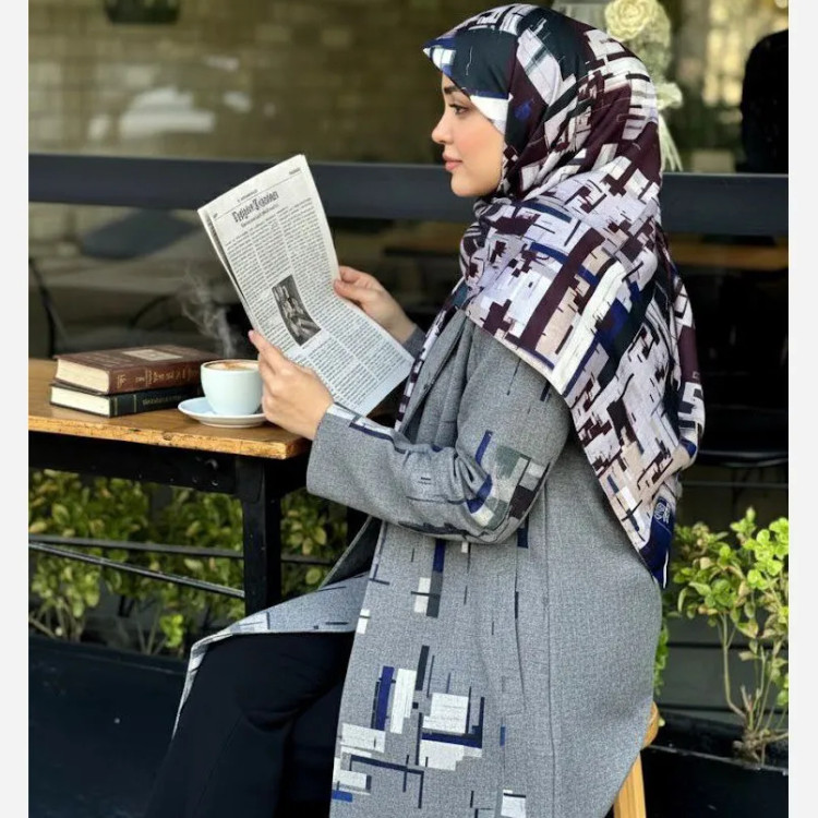 روسری نخ کاستوم طرح شایلی