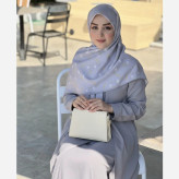 روسری طرح تارا قواره 140 دور چرخ دوز زنانه شیک و مجلسی