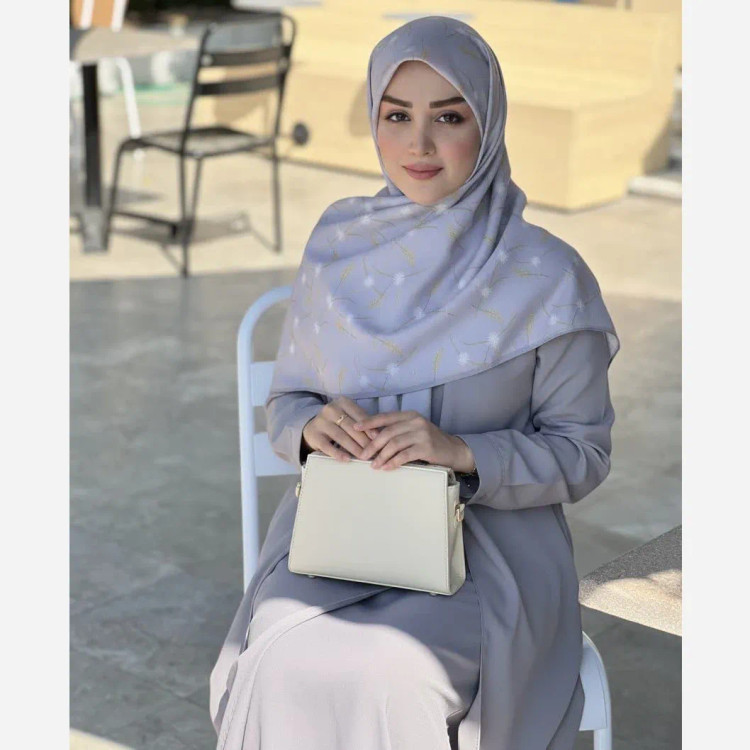 روسری طرح تارا قواره 140 دور چرخ دوز زنانه شیک و مجلسی