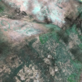 روسری طرح پتینه قواره 140 نخ کاستوم چرخ دوز لیز نیست