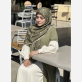 روسری طرح تارا قواره 140 دور چرخ دوز زنانه شیک و مجلسی