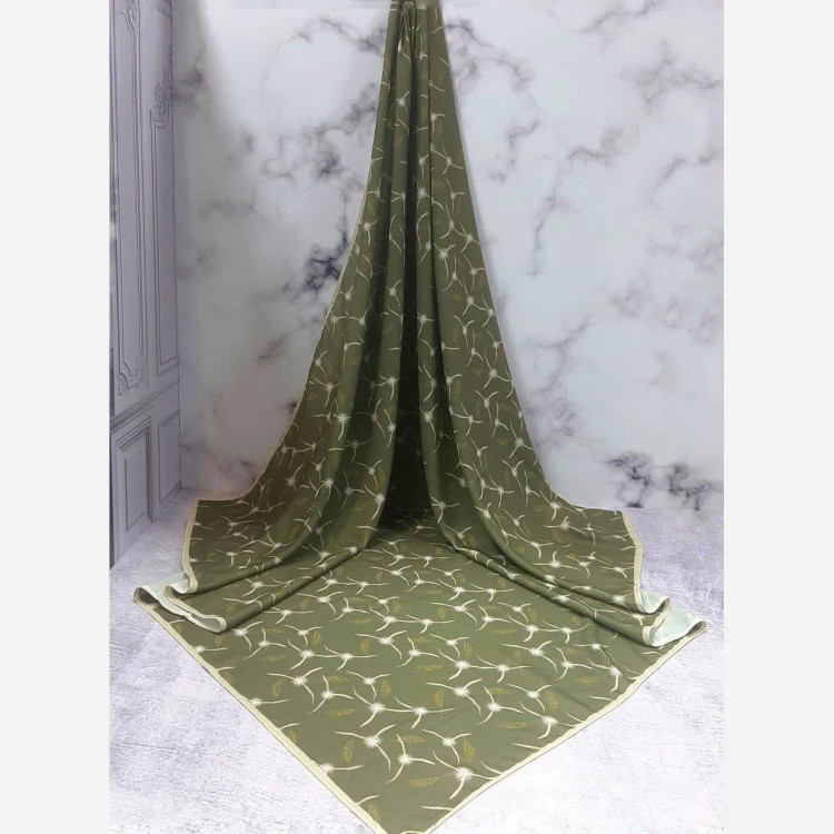 روسری طرح تارا قواره 140 دور چرخ دوز زنانه شیک و مجلسی