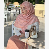 روسری طرح تارا قواره 140 دور چرخ دوز زنانه شیک و مجلسی