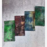 روسری طرح پتینه قواره 140 نخ کاستوم چرخ دوز لیز نیست