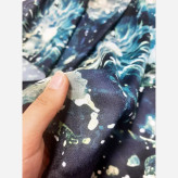 روسری نخ کاستوم طرح زحل