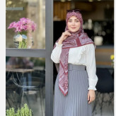 شال و روسری خاتون طرحدار زنانه شیک و راحت مناسب استایل روز