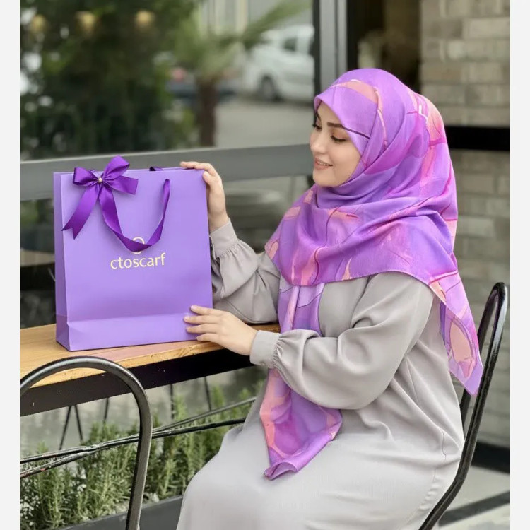 روسری نخی کاستوم سیتو طرحدار سایز 140 زنانه | شال و روسری شیک