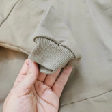 پیراهن دخترانه لش دورس و لینن با پاپیون طرح دار | مناسب 40 تا 55