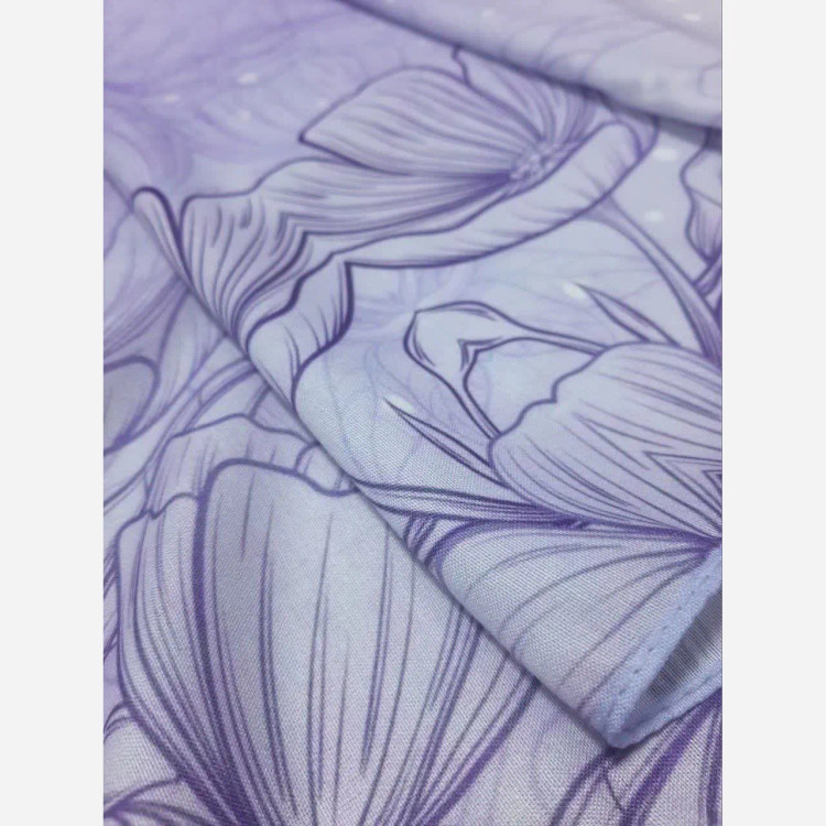 شال نخی طرح ندا قواره بزرگ 140 سانتیمتر زنانه شیک و لطیف