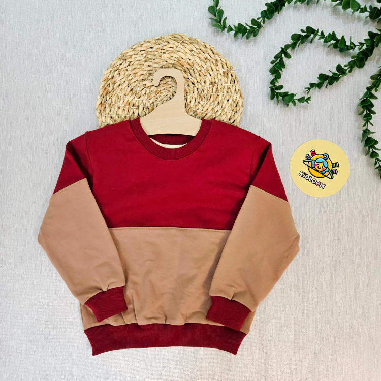 پلیور دورس پنبه لاکرا پسرانه و دخترانه طرح رنگی شیک مناسب 1 تا 9 سال