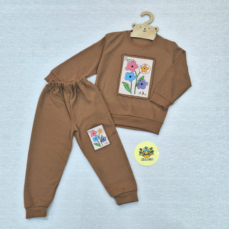 بلوز شلوار دخترانه بهاره ست دخترانه عیدانه پنبه اتوبانی