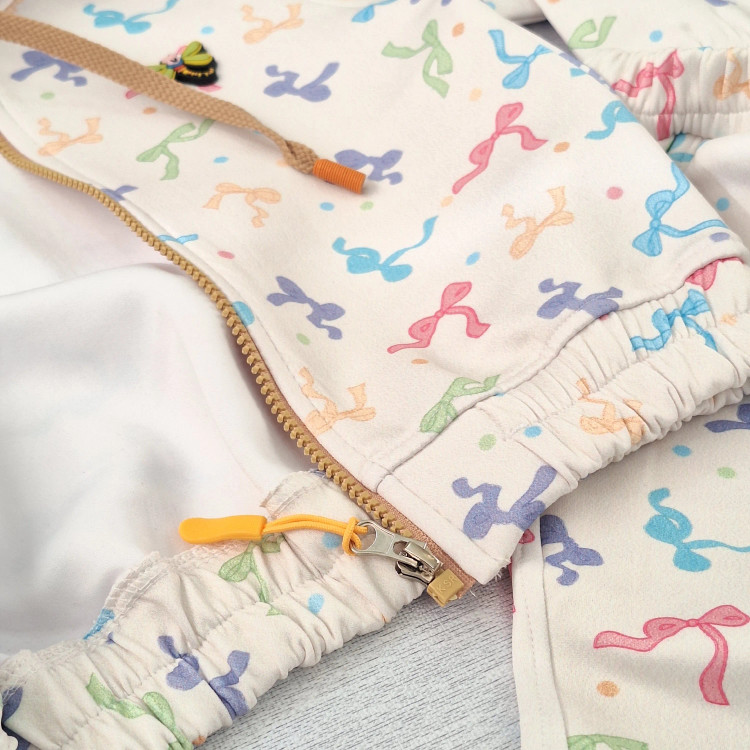 سویشرت شلوار بهاره دخترانه غواصی ست عیدانه 2 تا 10 سال