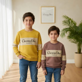 بلوز دورس پسرانه طرح Christian Dior مناسب 2 تا 10 سال