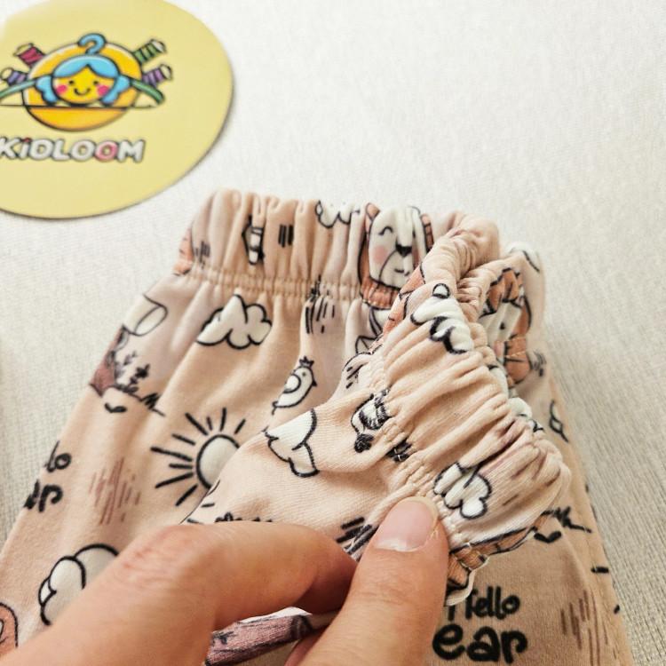 ست راحتی پسرانه و دخترانه طرح شیر و ابر | لباس خواب کودک پنبه ای