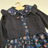 ست کت و سارافون دخترانه طرح گلدار | لباس مجلسی کودک | سایز 2 تا 10 سال