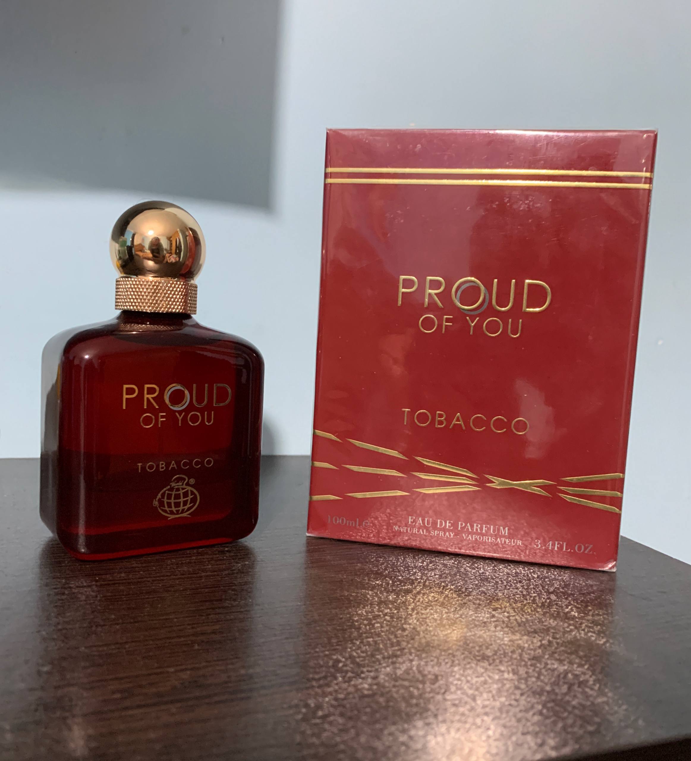عطر ادکلن مردانه Proud Of You Tobacco ادو پرفیوم 100 میلی‌لیتر