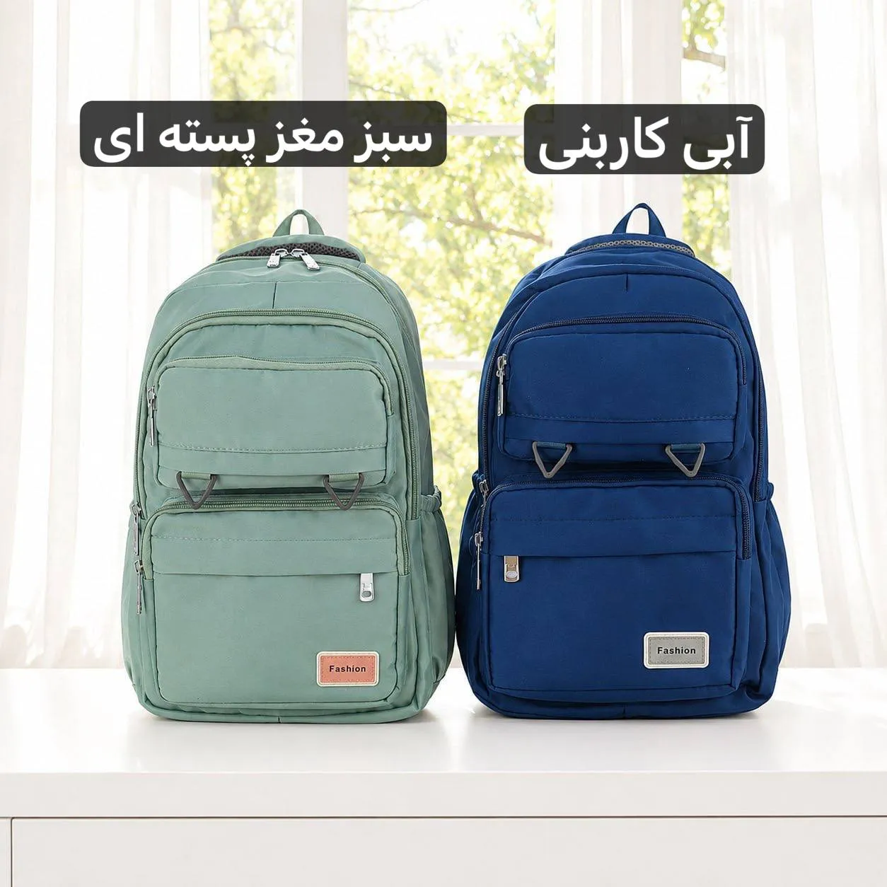 کوله پشتی مدرسه و دانشگاه جنس کجراه خارجی ابعاد 45 در 30 سانتیمتر
