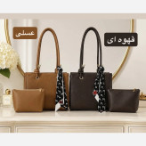 کیف زنانه چرم مصنوعی اسپرت و روزمره با بند بلند