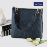 کیف زنانه روزمره چرم مصنوعی با بند بلند و جیب داخلی